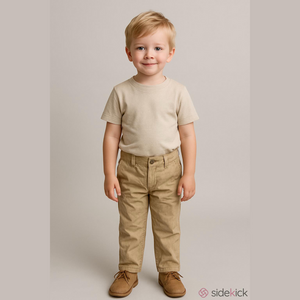 Wonder Nation Uniform Pants Adjustable Waist Size 5